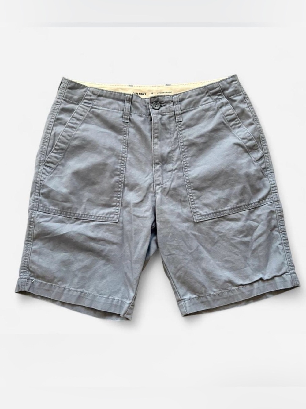 Old Navy Slate Blue Men's Cargo Shorts. 
Size 32